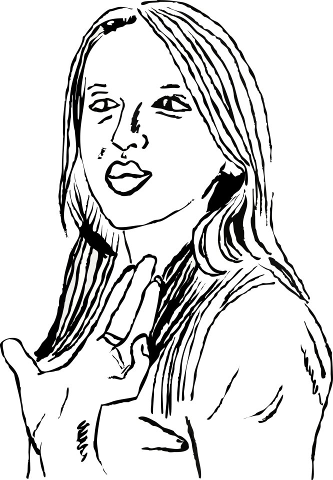 Person young sketch