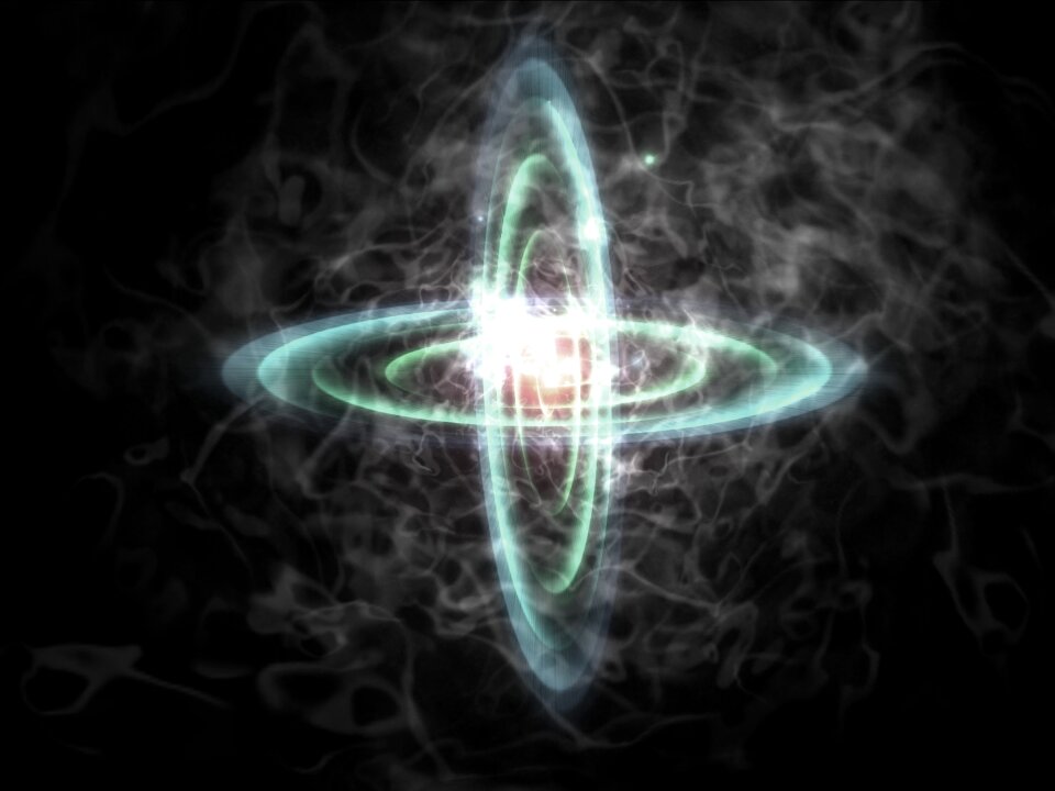 Space rings star