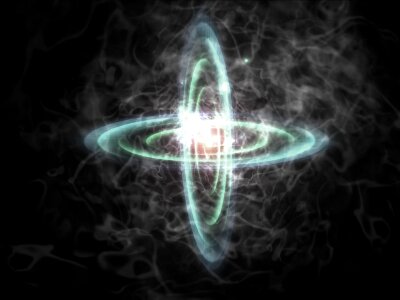 Space rings star