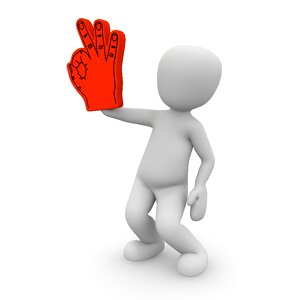 Characters finger show