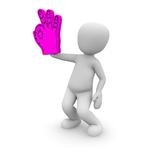 Characters finger show