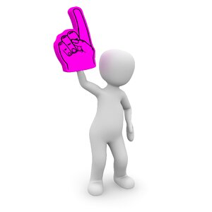 Characters finger show