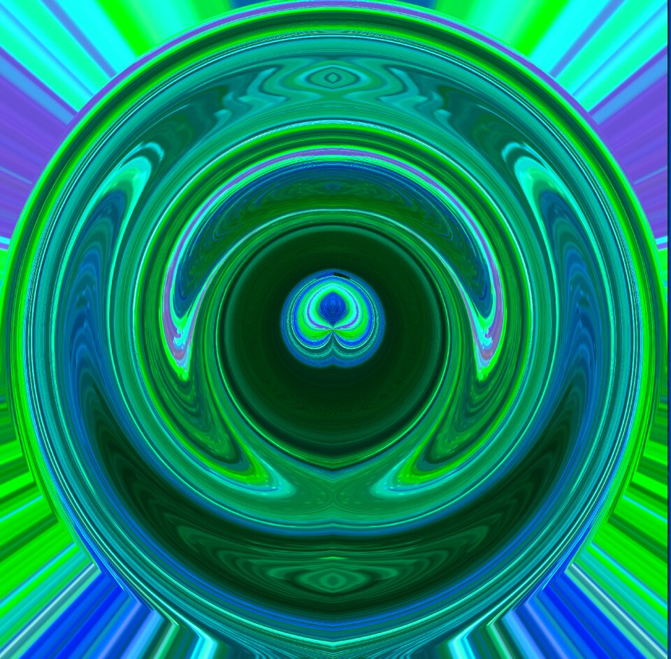 Shining lines round