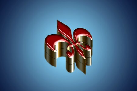Red plastic reflection