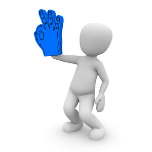 Characters finger show