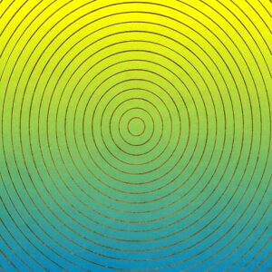 Abstract blue yellow