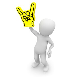 Characters finger show