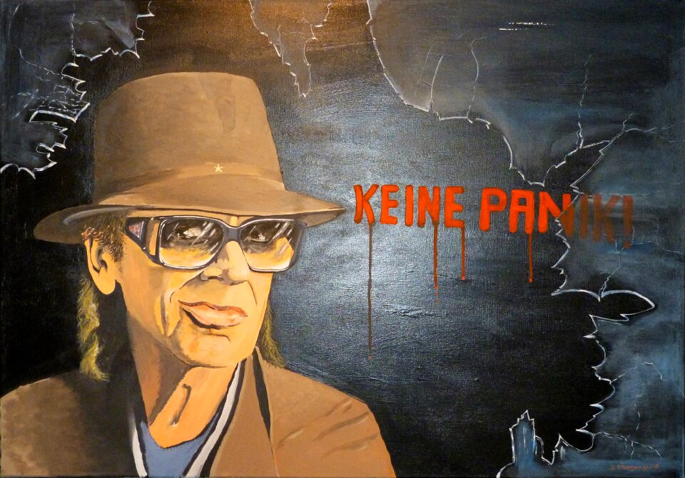 Acrylic paints portrait lindenberg
