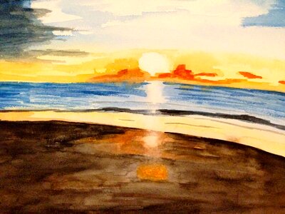 Romance painted drawing