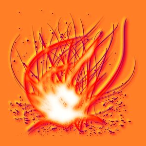 The background the flame censer