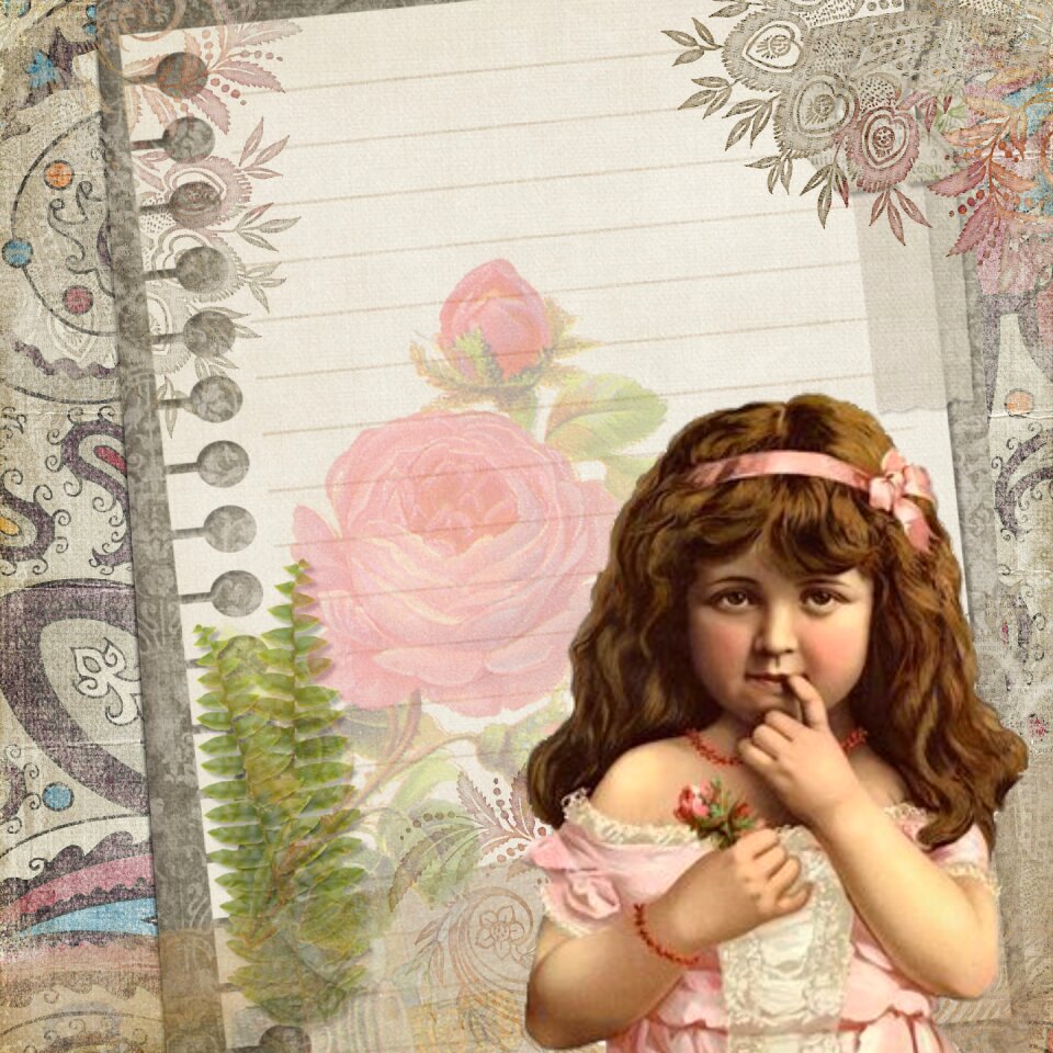 Girl little victorian
