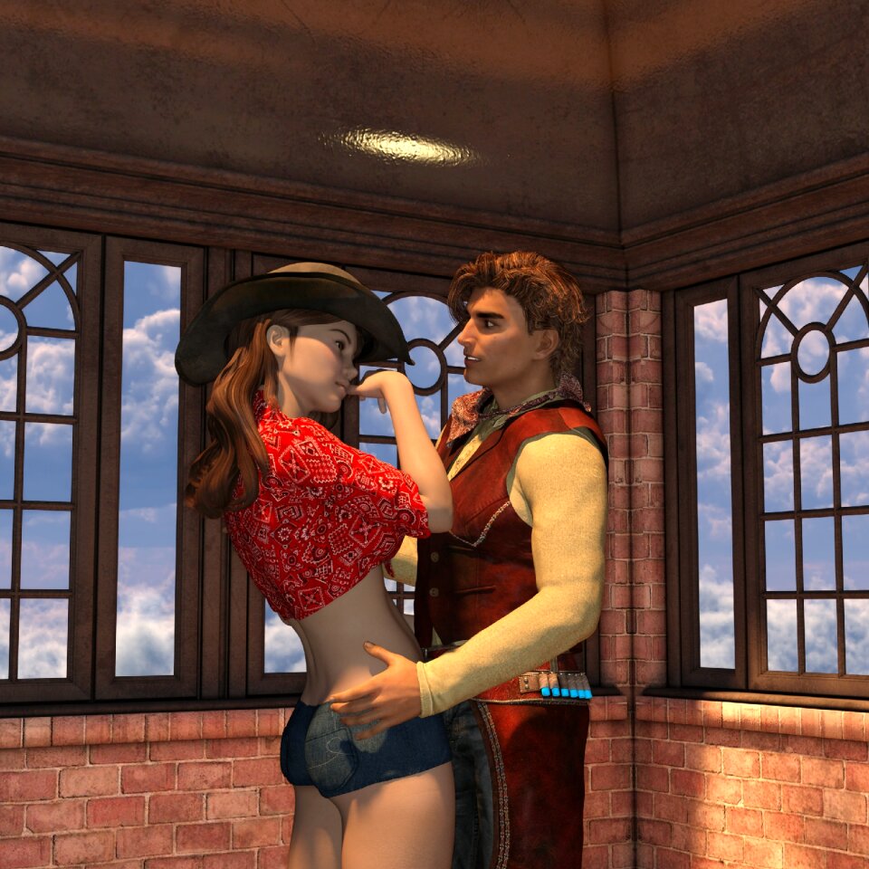 Woman man love