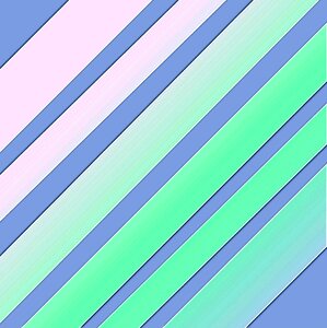 Diagonal geometric stripes