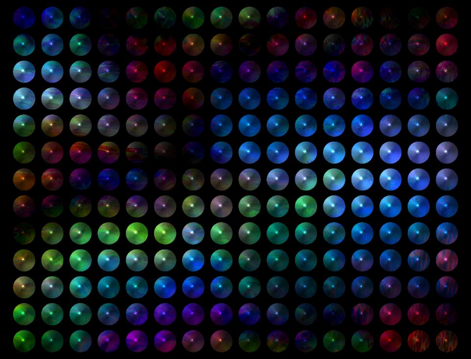Color gradient colorful