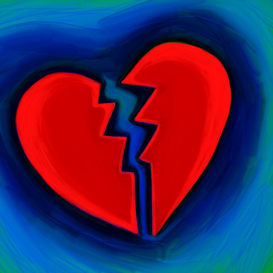 Icons love heart valentine