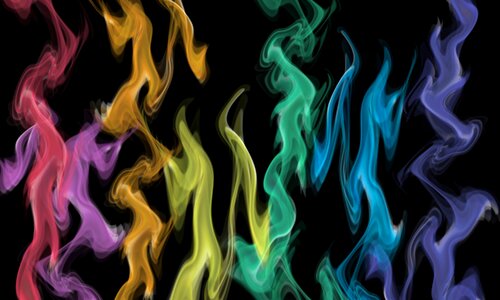 Colorful fire background