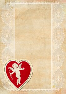 Collage heart valentine