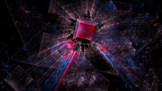 Digital cubes Free illustrations