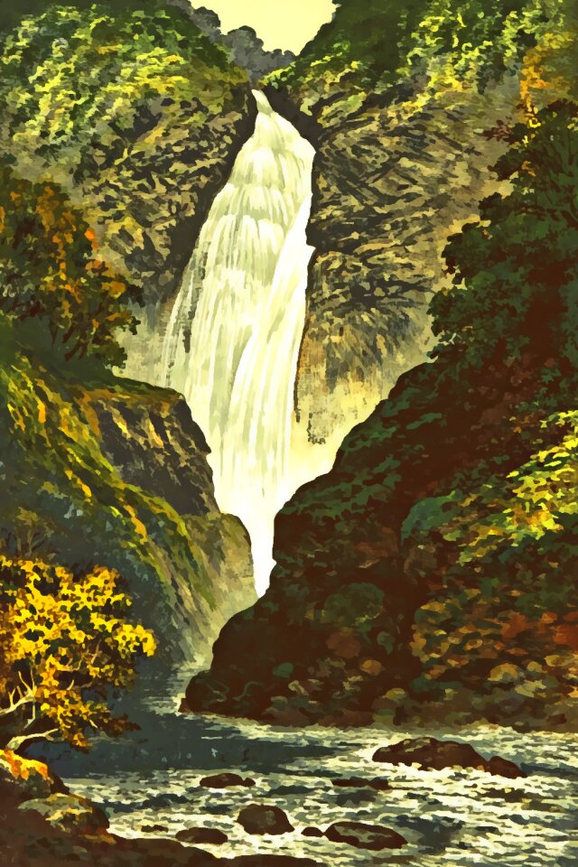 Water river landscape