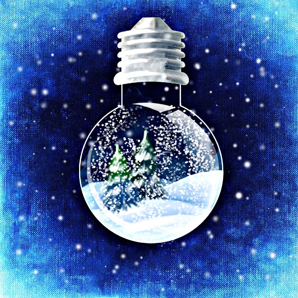 Cold fun blue