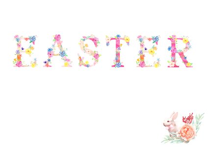 Rabbit holiday colorful