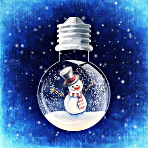 Cold fun blue