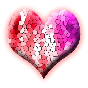 Icons love heart valentine