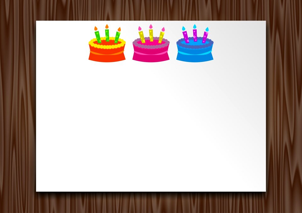 Blank copyspace border frame