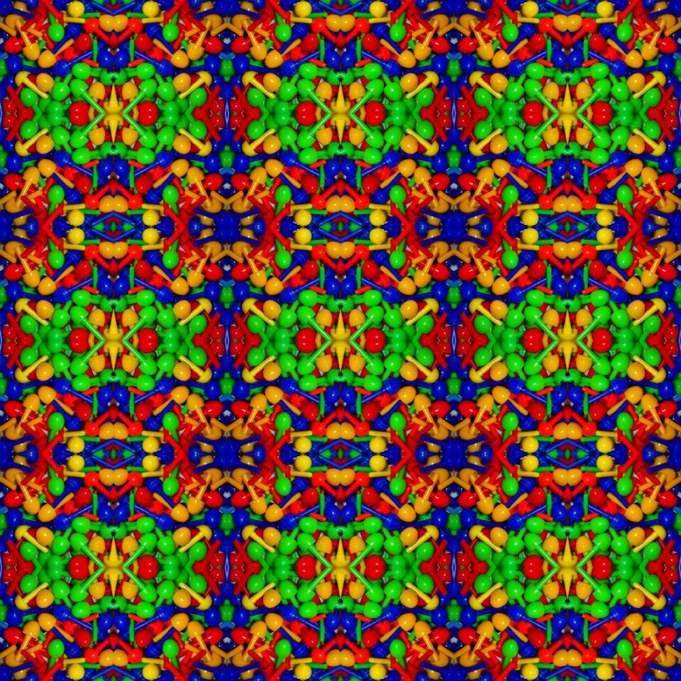 Symmetrical colorful background