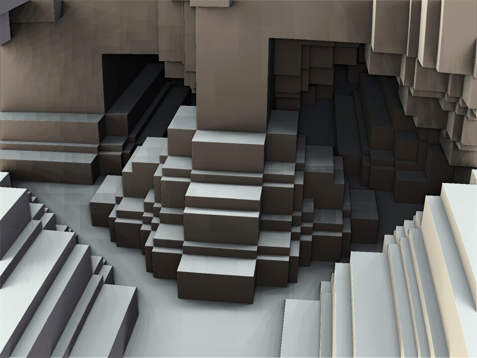 Cubic shape block