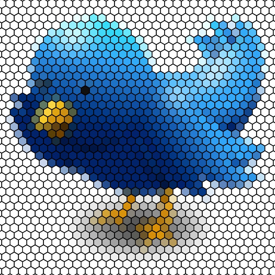 Tweet bird blue