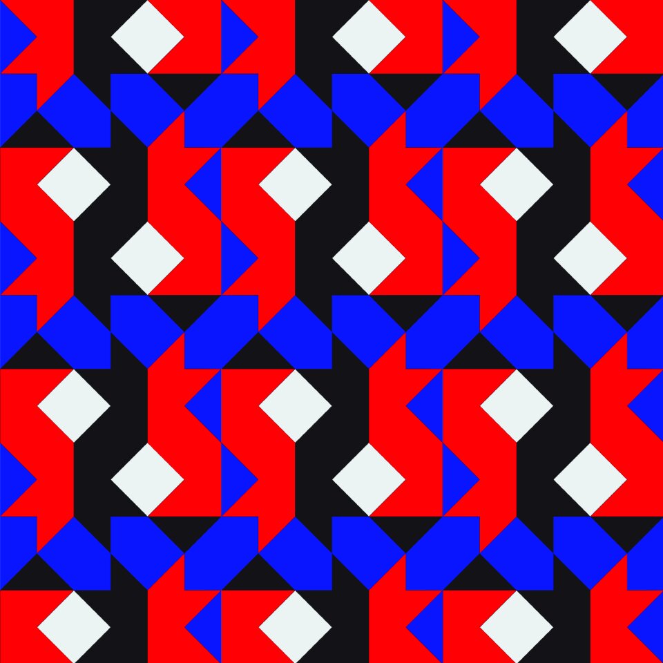 Abstract pattern squares colorful