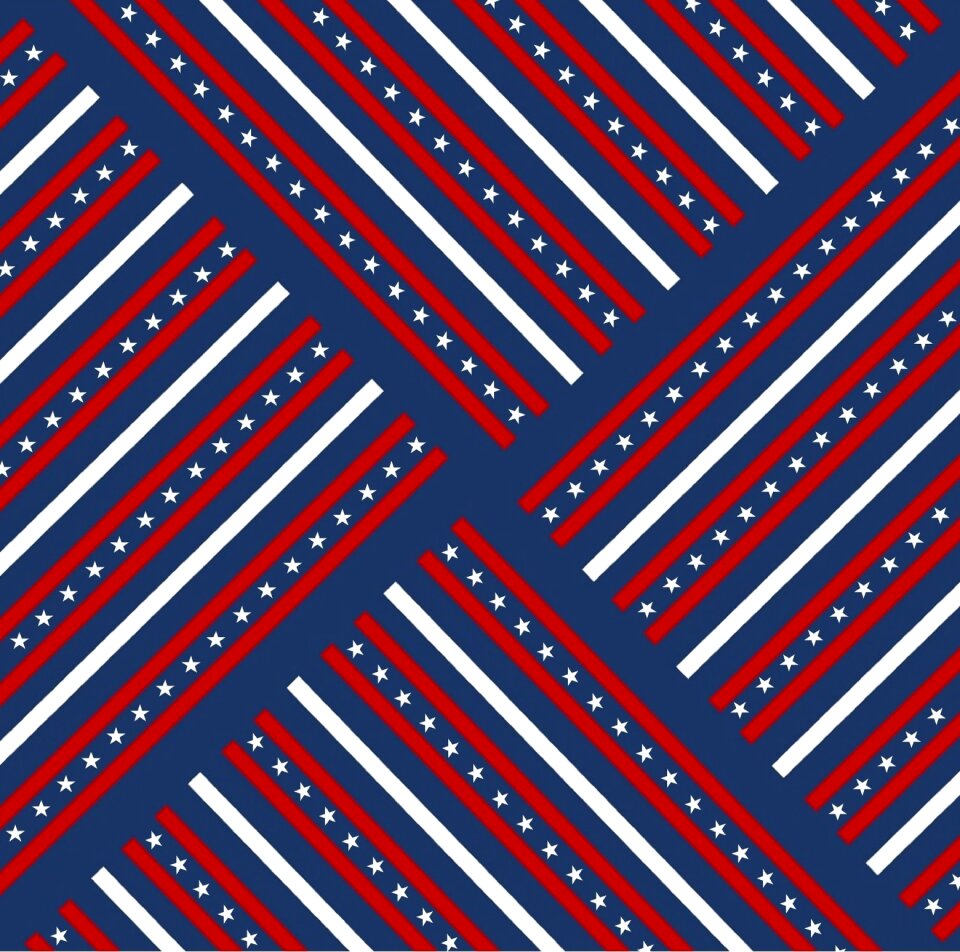 Blue stars design