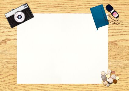 Blank empty paper