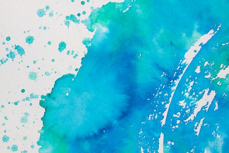 Painting technique soluble in water not opaque