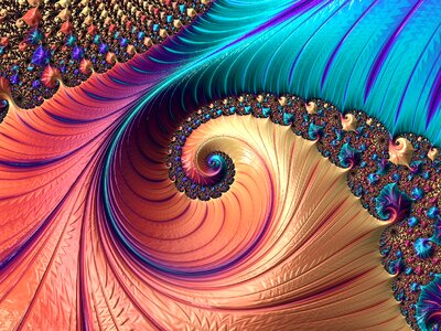 Multi colored fantasia Free illustrations