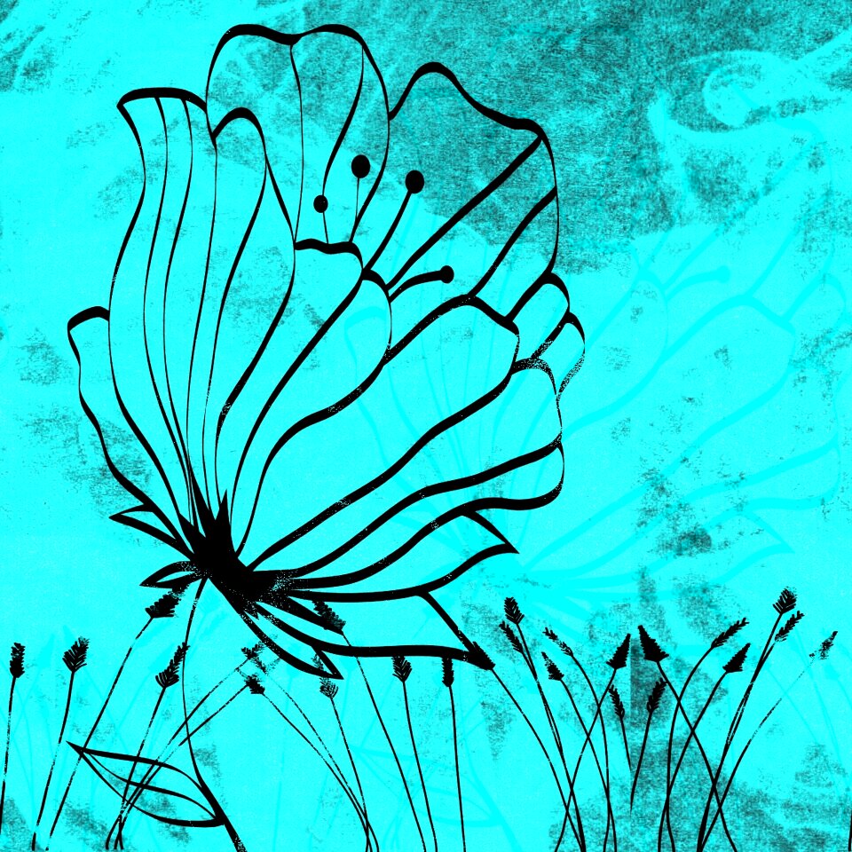 Abstract background plant