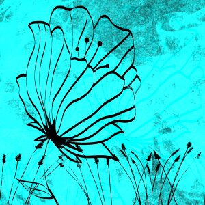 Abstract background plant