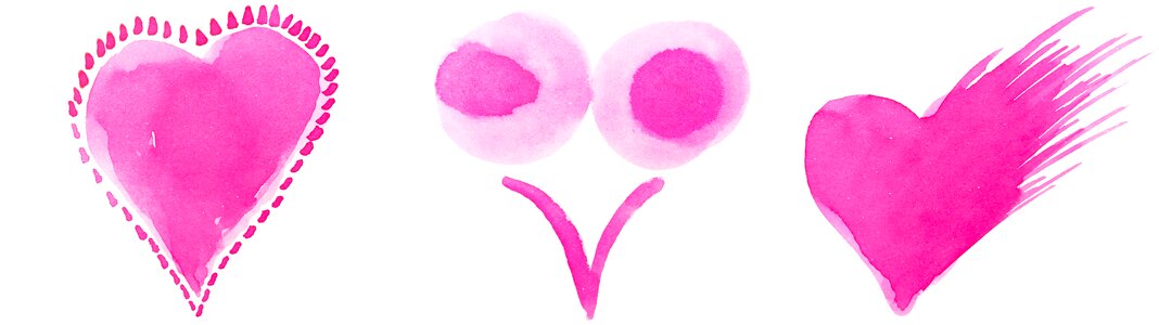 Red pink valentine