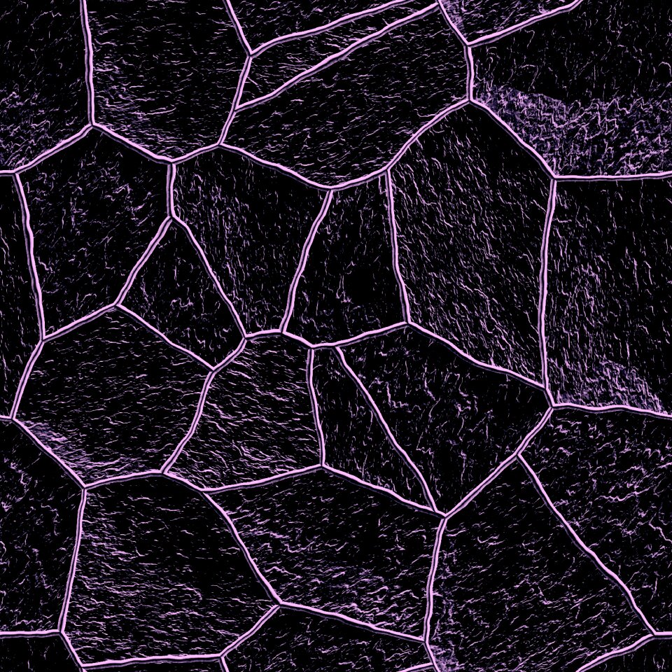 Stones pattern template