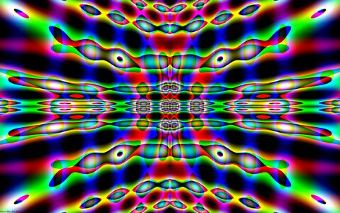 Iridescent sea of colour background