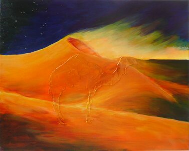 Desert sand storm Free illustrations