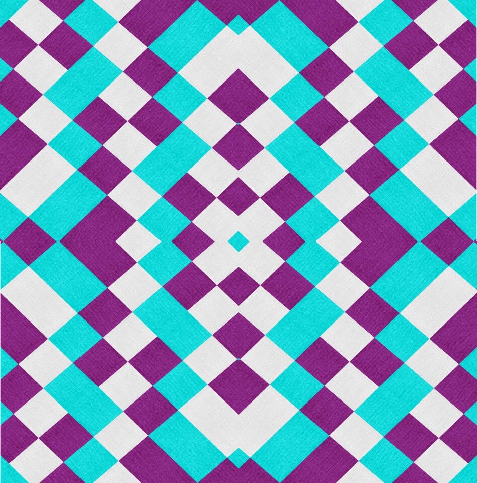 Violet white jute