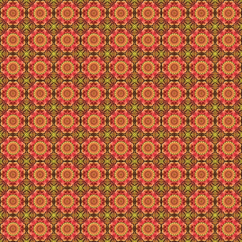 Decorative background structure