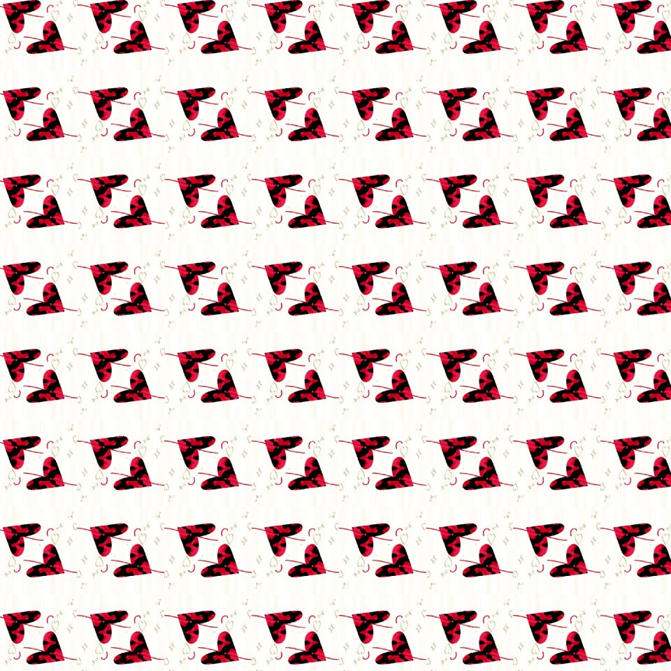 Valentine in love red
