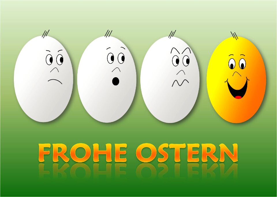 Happy easter humor greeting card