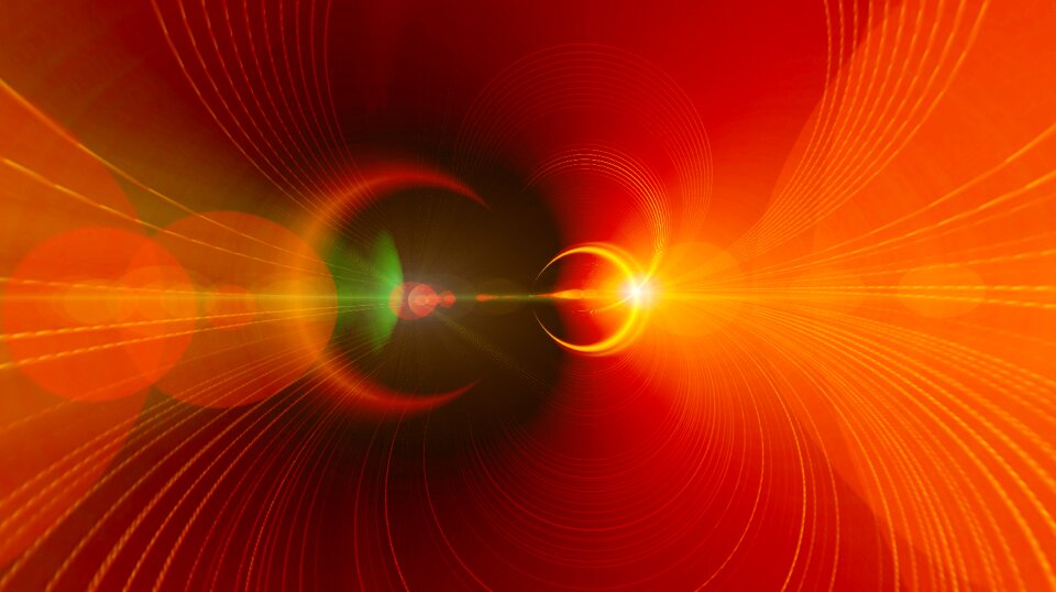 Flare mirroring background