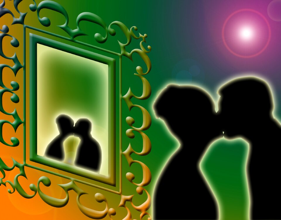 Romance evening man