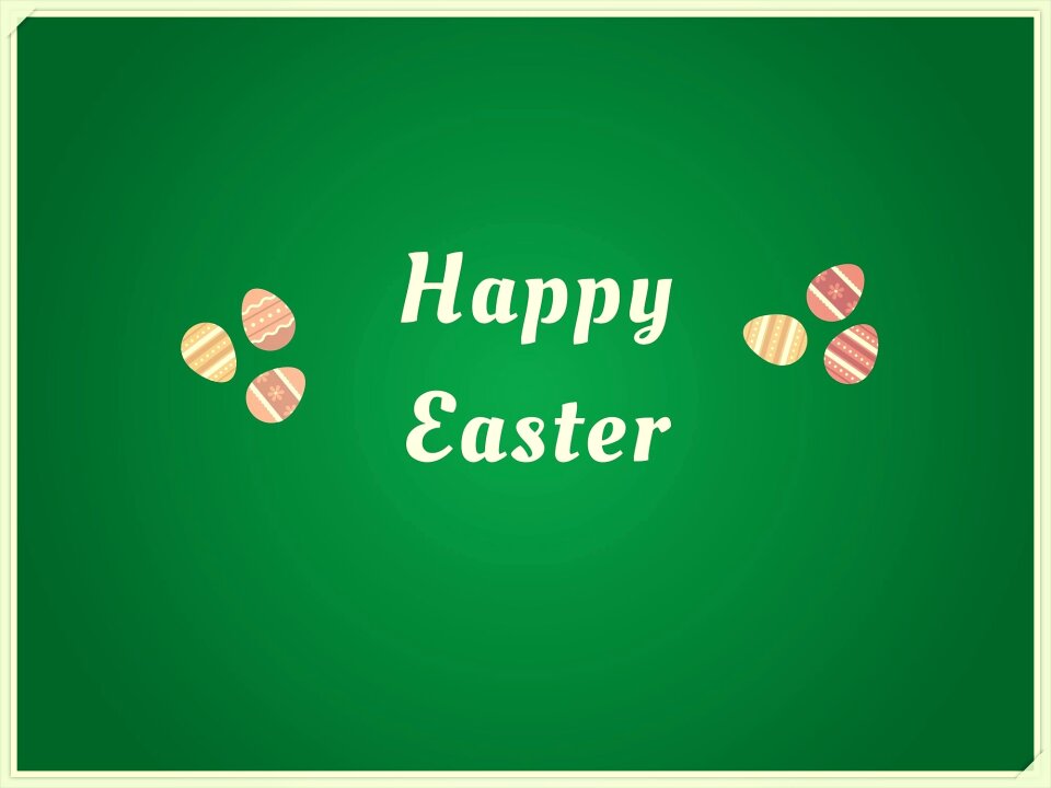 Easter theme greeting card Free illustrations