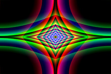 Iridescent sea of colour background